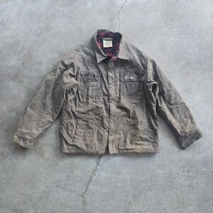 Avery Outdoors Heritage Collection Field Jacket Waxed Canvas Blanket Lined L